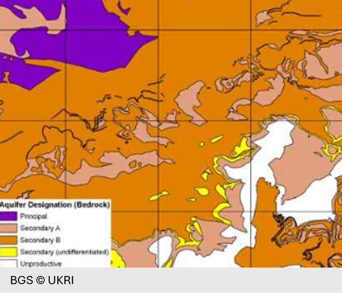 BGS Aquifer Designations (England) - sample image
